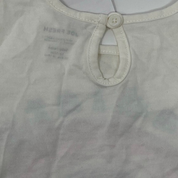 Joe Fresh Radiate Positivity Rainbow Glitter Keyhole Back Girls T-Shirt 12-18m - Picture 5 of 7